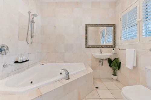 Make the Walls Work with Your Existing Tile